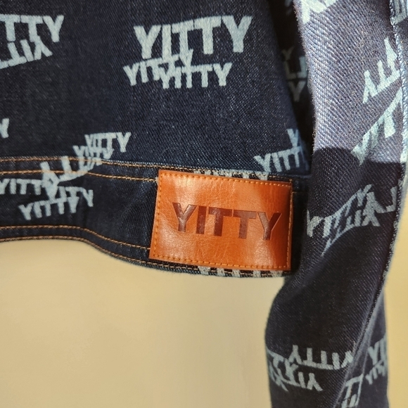 Yitty Denim is Served Crop Jean Jacket Size 1X XXL - Picture 5 of 8